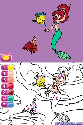 Disney Princess - Enchanting Storybooks (Europe) (De,Es,It) screen shot game playing